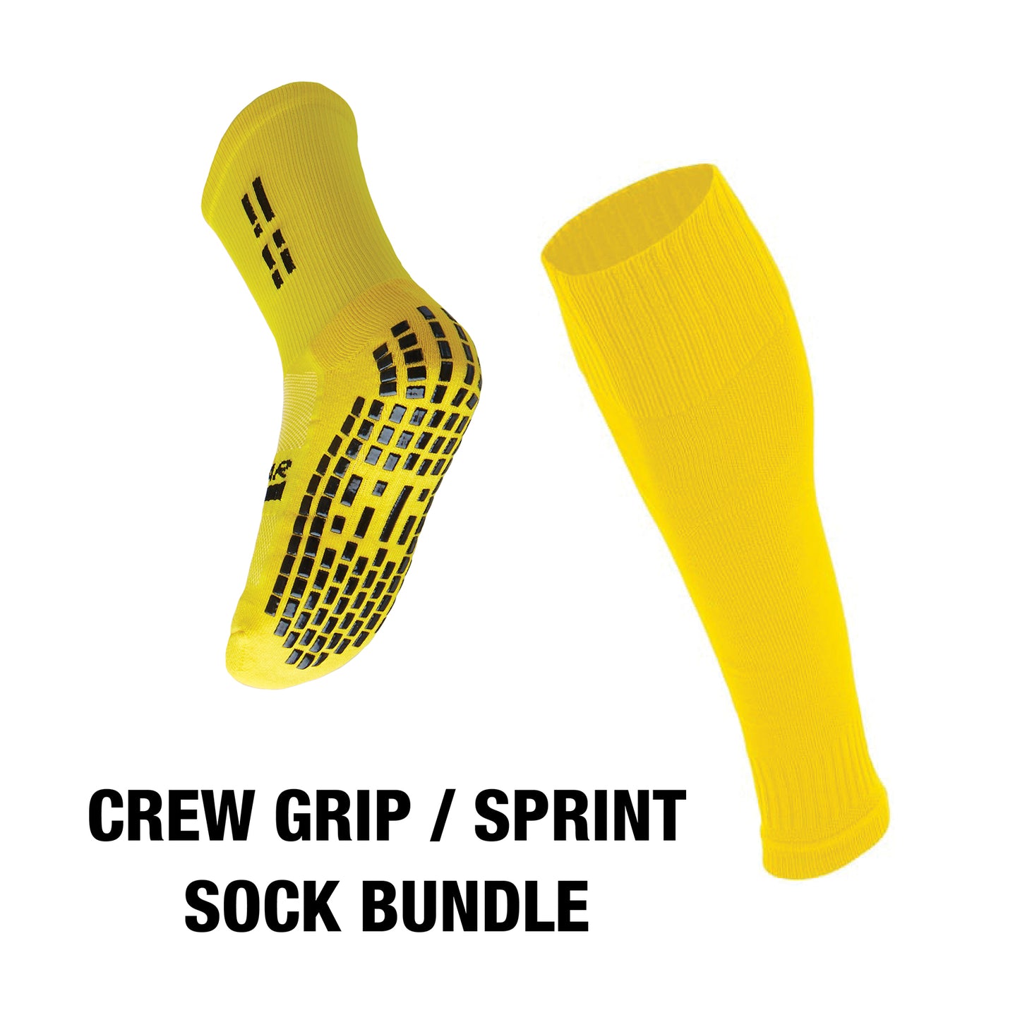 BUNDLE - Crew Grip / Footless Sprint Evo Socks