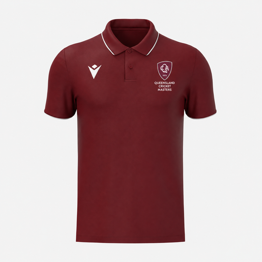 Draco Training Polo - Cardinal with White Trim