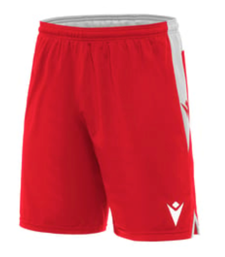 Tempel Match Day Shorts - Red & White