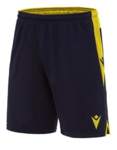 Tempel Match Day Shorts - Black & Gold
