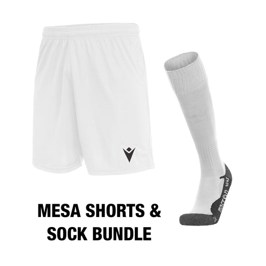 Shorts & Socks Bundle - White